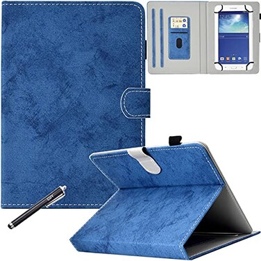 NewShine 7985 inch Universal Tablet Case Newshine PU Leather Stand Cover for 79 iPad mini 1234 Galaxy Tab A 80 Amazon Kindle Fire HD 8 and Other 80 Models DCBlue