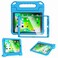A ADENK Kids Case for iPad 102 9th8th7th Generation 202120202019 with Builtin Screen Protector Shockproof Lightweight Handle Stand Kids Case for iPad 102 2021 Latest Tablet Cover Blue