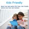 A ADENK Kids Case for iPad 102 9th8th7th Generation 202120202019 with Builtin Screen Protector Shockproof Lightweight Handle Stand Kids Case for iPad 102 2021 Latest Tablet Cover Blue