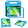 A ADENK Kids Case for iPad 102 9th8th7th Generation 202120202019 with Builtin Screen Protector Shockproof Lightweight Handle Stand Kids Case for iPad 102 2021 Latest Tablet Cover Blue