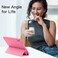 Akkerds Compatible with iPad A16 11th Generation Case 11 Inch 2025 for iPad 10th Generation Case 109 Inch 2022 with Pencil Holder Slim Trifold Stand Protective Cover with Soft TPU BackWatermelon
