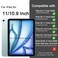 Akkerds Compatible with iPad Air 11 Inch Case 7th6th Generation M3M2 20252024 for iPad Air 5th4th Generation Case 109 Inch 20222020 with Pencil HolderAuto SleepWake Starlight