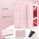 aoub Aoub Case for iPad 9th Generation 2021 102 inch iPad 8th7th Gen 20202019 Without Pencil Holder Soft TPU Back Case Slim Lightweight Stand Protective Smart Cover Auto SleepWake Light Pink