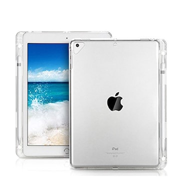 Arlgseln Clear Soft iPad Case TPU Transparent Shockproof Protective CoverApple Pencil Holder for iPad 5th6th GenerationiPad 97inch A1954A1893A1822A1823 20172018iPad AiriPad Pro 97