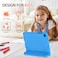 AVAWO Shockproof Kids Case for Samsung Galaxy Tab A11 PlusA9 Plus 11 inch with Builtin Screen Protector Blue