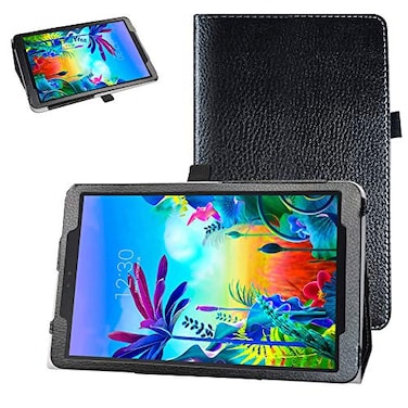 Bige for LG G Pad 5 101 CasePU Leather Folio 2Folding Stand Cover for LG G Pad 5 T600 101 inch FHD Tablet 2019Black
