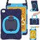 BRAECN Case for iPad mini 5th4th GenerationHeavy Duty Full Body Protective Rugged Case with Pencil HolderKickstandHand GripCarrying Holder for iPad mini 52019Mini 42015 79 Inch NavyBlue