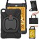 BRAECN for iPad mini 5 Case 2019 iPad mini 4 Case 3Layer FullBody Rugged Silicone Case with 360 Rotatable StandHand GripStable KickstandPencil Holder for iPad mini 5th4th Gen 79 InchBlack