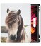 TPACC Case for iPad Air 11inch M3 2025 M2 2024 iPad Air 5th4th Generation 109 Builtin Pencil Holder PU Leather Folio Protective Stand TPU Cover Auto WakeSleep Dirty White Horse