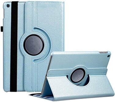 Newraturner Case for Samsung Galaxy Tab A 101 2019 360 Degree Rotating Stand Smart Case for Samsung Tab A 101 Inch Tablet SMT510T515 2019 Release Sky Blue