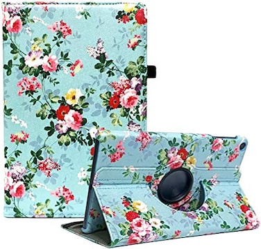 Newraturner Case for Samsung Galaxy Tab A 101 2019 360 Degree Rotating Stand Smart Case for Samsung Tab A 101 Inch Tablet SMT510T515TT517 2019 Release Green florets
