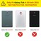 R.SHENGTE Case for Samsung Galaxy Tab A 80 inch 2015 SMT350 T351 T355 SMP350 P355 360 Degree Rotating Stand Case Smart Protective Coverwith Stylus PenScreen Film Purple