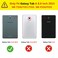 R.SHENGTE Case for Samsung Galaxy Tab A 80 inch 2015 SMT350 T351 T355 SMP350 P355 360 Degree Rotating Stand Case Smart Protective Coverwith Stylus PenScreen Film Purple
