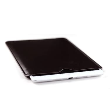 Dockem Executive Sleeve for iPad 97 2017 and 2018 iPad Pro 97 iPad Air iPad Air 2 Slim Premium Synthetic Leather Tablet Case Microfiber Lined Simple Protective Cover Dark Brown