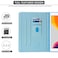 Dteck Case for iPad 9th8th7th Generation 102 inch 202120202019 Slim Folio Stand Premium Leather Shockproof Cover with Smart Auto WakeSleep Pencil Holder Blue Butterfly