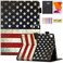 Dteck Case for iPad 9th8th7th Generation 102 inch 202120202019 Slim Folio Stand Premium PU Leather Smart Auto WakeSleep Protective Cover with Pencil Holder US Flag