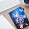 Dteck Case for iPad mini 12345 Protective Leather Folio Case with Auto Sleep WakeCard HolderStand Smart Multifunctional Cute Slim Lightweight Cover for iPad mini 79Inch Purple Butterfly