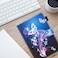 Dteck Case for iPad mini 12345 Protective Leather Folio Case with Auto Sleep WakeCard HolderStand Smart Multifunctional Cute Slim Lightweight Cover for iPad mini 79Inch Purple Butterfly