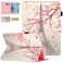 Dteck Case for iPad mini 54321 Protective Leather Folio Case with Auto Wake SleepAdjustable Viewing Stand Angle Magnetic Shockproof Cute Slim Cover for iPad mini 79 Pink Eiffel Tower