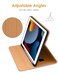 DTTO for iPad 9th8th7th Generation 102 Inch Case 202120202019 Premium Leather Business Folio Stand Cover with Apple Pencil Holder Auto WakeSleep and Multiple Viewing Angles Black Brown