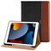 DTTO for iPad 9th8th7th Generation 102 Inch Case 202120202019 Premium Leather Business Folio Stand Cover with Apple Pencil Holder Auto WakeSleep and Multiple Viewing Angles Black Brown