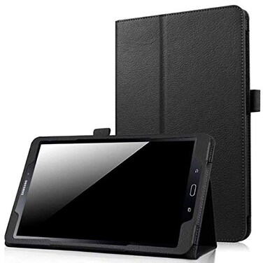 EKVINOR Case for Galaxy Tab A 101 2016 NO S Pen Version PU Leather Folio Stand Case Cover for Samsung Galaxy Tab A 101 Inch 2016 Tablet Model SMT580SMT585 Black