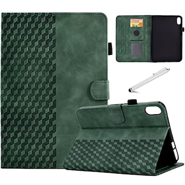 Fancity for iPad A16 11th Generation 11 Inch 2025 iPad 10th Generation 109 inch 2022 Suede Leather Case with Kickstand Pencil Holder Magnectic Cover with Smart Auto WakeSleep Green