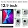 Fingic for iPad Air 13 inch 2024 CaseiPad Pro 129 Case 20222021202020186543rd Gen Pencil Holder Sparkle PU Leather Folio Stand Protective Cover with Auto SleepWake for 129 Inch iPad Pro