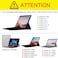 FINTIE Fintie Case for 123 Inch Microsoft Surface Pro 7 Plus Surface Pro 76543 Portfolio Business Cover with Pocket Compatible with Type Cover Keyboard Blooming Hibiscus