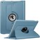 FINTIE Fintie Rotating Case for iPad 9th Generation 2021 8th Generation 2020 7th Gen 2019 102 Inch 360 Degree Rotating Stand Cover with Pencil Holder Auto Wake Sleep Ocean Blue