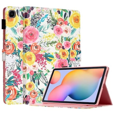 Fancity for Samsung Galaxy Tab S6 Lite Case 104 inch 202420222020 with S Pen Holder Model SMP610P613P615P619 Smart WakeSleep PU Leather Folio Cover with MultiAngle Stand Rose