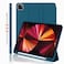 iMieet New iPad Pro 11 Inch Case 20224th Gen 20213rd Gen with Pencil Holder Support iPad 2nd Pencil ChargingPairTrifold Stand Smart Case with Soft TPU BackAuto WakeSleepRose Gold