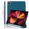 iMieet New iPad Pro 11 Inch Case 20224th Gen 20213rd Gen with Pencil Holder Support iPad 2nd Pencil ChargingPairTrifold Stand Smart Case with Soft TPU BackAuto WakeSleepRose Gold