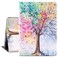 Glowish iPad Air 2 Case 6th Generation iPad CoveriPad 5th Generation Cases Premium Leather Folio Case Cover Multiple Viewing Angles Stand for iPad 6th 5th Gen iPad Air 2 iPad AirSeason Tree