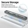 JOOSKO Magnetic Carrying Case Compatible with Apple Pencil 2nd Generation and 1st Gen Pencil and SAMSUNG Galaxy SPen Series Pencil case Consists of Hard PC Shell and Soft Silicone Inner Gray