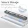 JOOSKO Magnetic Carrying Case Compatible with Apple Pencil 2nd Generation and 1st Gen Pencil and SAMSUNG Galaxy SPen Series Pencil case Consists of Hard PC Shell and Soft Silicone Inner Gray