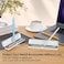 JOOSKO Magnetic Carrying Case Compatible with Apple Pencil 2nd Generation and 1st Gen Pencil and SAMSUNG Galaxy SPen Series Pencil case Consists of Hard PC Shell and Soft Silicone Inner Gray