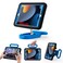 LeiJue Kids Case for iPad 7th8th9th Gen 102 inchAdjustable PortraitLandscape StandDrop Proof with HandleKickstandChild Friendly Protective Cover for iPad 102 202120202019 BlackBlue