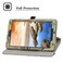 LiuShan 8 Verison Alcatel TCL Tab 8 TCL 9038sTMobile Alcatel Joy Tab 2 8 9032Z Rotating Case 360 Rotation Stand PU with Cute Pattern Map White