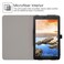 LiuShan Compatible with Alcatel TCL Tab 8 Case PU Leather Slim Folding Stand Cover for 8 Tablets Black