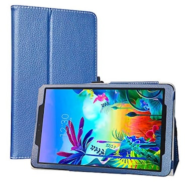 LiuShan Compatible with LG G Pad 5 CasePU Leather Slim Folding Stand Cover for 101 LG G Pad 5 101 T600 Tablet PC Not Fit LG G Pad X II 80 Plus V530Blue