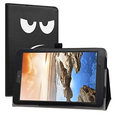 LiuShan Compatible with TCL Tab 8 CaseAlcatel Joy Tab 2 Case PU Leather Folding Stand Cover for 8 Tablet Watching Movies Typing Emails Everyday Use