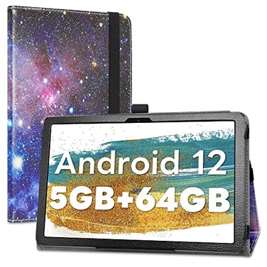 LiuShan PU Leather Slim Folding Stand Case for Blackview Tab 787030 WiFi 101 Tablet Galaxy