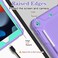 LTROP Case for iPad 102Inch 9th 8th 7th Generation 20212020 2019 with Pencil Holder Kickstand Hybrid Shockproof Rugged Protective Case for iPad 98 7 Gen 102 Purple and Green
