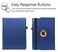 Newraturner Rotating Case for iPad 9th Generation 2021 8th Generation 2020 7th Gen 2019 102 Inch 360 Degree Rotating Stand Protective Cover Auto SleepWake Function