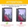 rantice Rantice Samsung Galaxy Tab A7 Lite Case 2021 Hybrid Case with Kickstand Shock Absorbing Bumps AntiSlip Grid Pattern RedBlack
