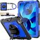 SEYMAC stock Case for iPad Air 5th4th GenerationPro 11 4th3rd2nd with Screen Protector Pen Holder 360 Rotate Hand StrapStand Case for iPad Air 5th4th Gen 109 Pro 11 BlueBlack
