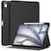 Supveco Case for iPad Air 11 Inch M4 2026M3 2025M2 2024iPad Air 5th4th Generation 109 Inch 20222020 with Pencil HolderAuto WakeSleepPremium Folio Stand Soft TPU Back CoverBlack