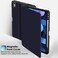 Supveco Case for iPad Air 11 Inch M4 2026M3 2025M2 2024iPad Air 5th4th Generation 109 Inch 20222020 with Pencil HolderAuto WakeSleepPremium Folio Stand Soft TPU Back CoverNavy
