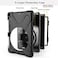 TSQ Case for iPad 5th6th Generation 2017 2018 for Kids with Pen Holder 360 Rotating StandHand Strap Military Grade Heavy Duty Rugged Shockproof Case for iPad 97 Inch Obsidian